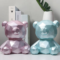 Cartoon Bear Piggy Bank Coin Money Boxes.