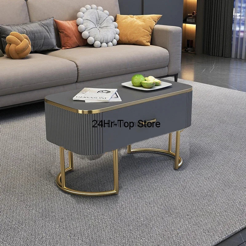 Luxurious Nordic Glam Coffee Table - Stylish and Functional Centerpiece.