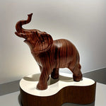 1pc Wildlife Collection Elephant Sculpture Statue.