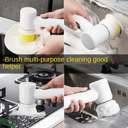 functional Electric Cleaning Brush for Kitchen and Bathroom.