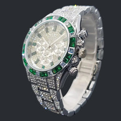 Watch For Man Green Waterproof Quartz.