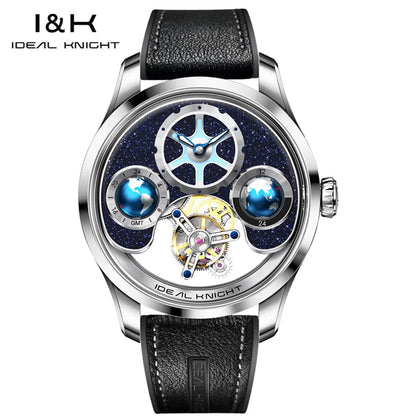 IDEAL KNIGHT 6805 Mechanical Watch for Men Automatic Movement Official Certification 100% Original High-end Man Hand Clock NEW