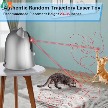 ATUBAN Interactive Laser Pointer Cat Toys for Indoor Cats,Cat Laser Toy Automatic for Bored Indoor Adult Cats/Kittens/Dogs