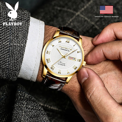 PLAYBOY Top Brand Men Watch High Quality.