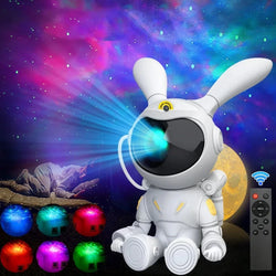 Rabbit Astronaut Galaxy Star Night Light.