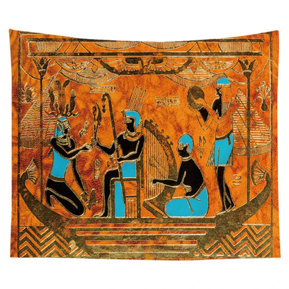 Ancient Egyptian Wall Tapestry Retro Decoration .