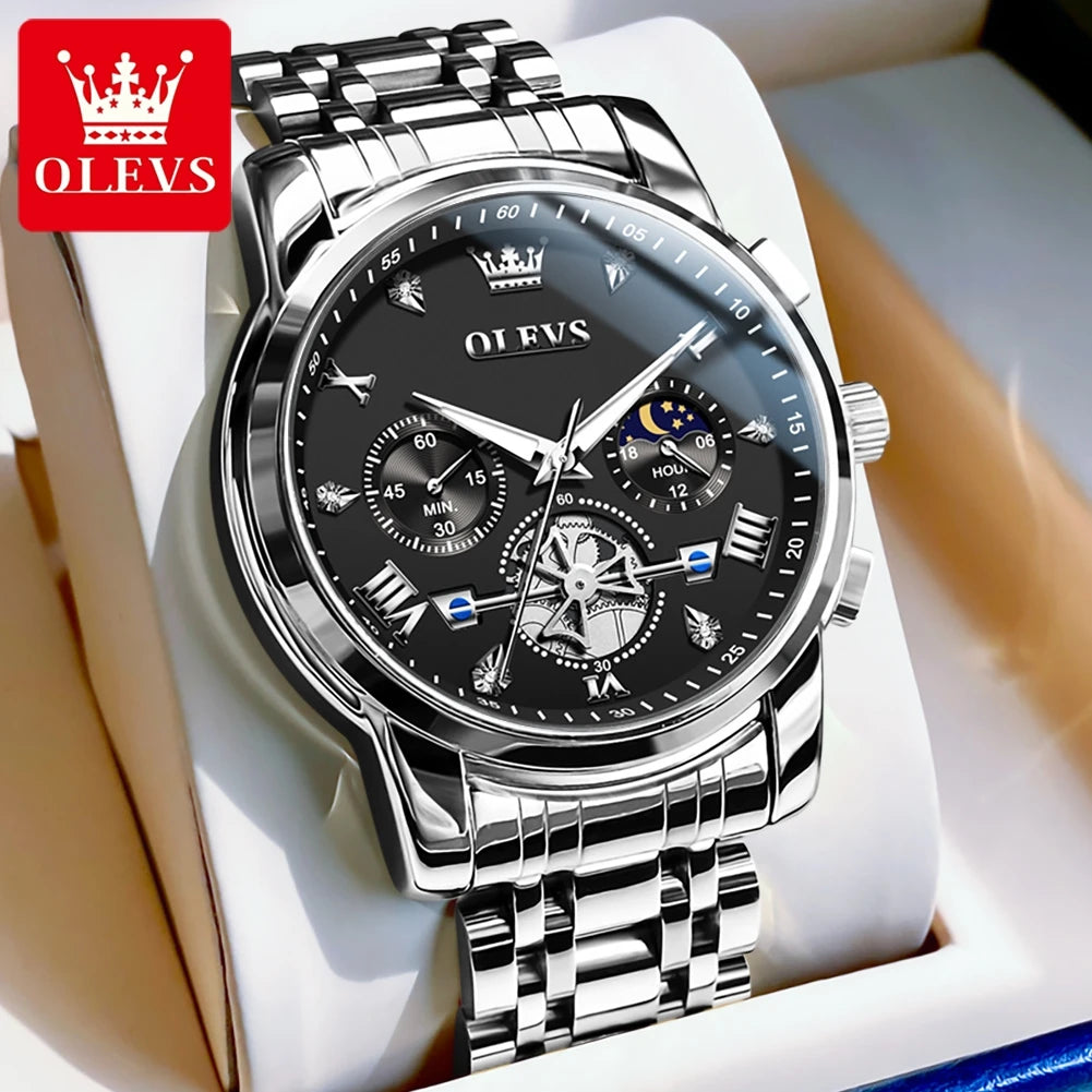 OLEVS 2856 New Men's Watches Luxury Classic.