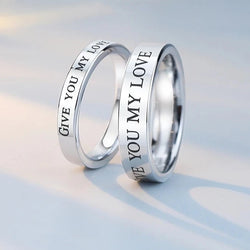 Cople Rings Women Men High quality.