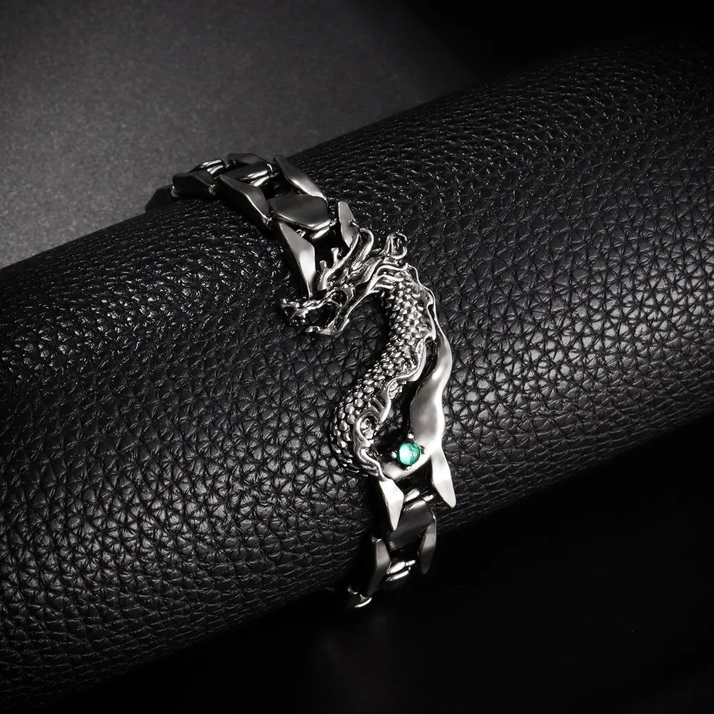 Trend Fierce Dragon Totem Bracelet Charming Men&