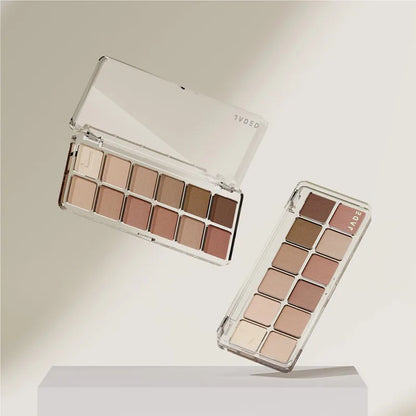 High Quality Matte Eyeshadow Palette Pearlescent Sequins Blush.