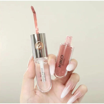 5 Colors Lipstick Unlimited Double Touch Lip Glaze Double Head Non-Fading Long Lasting Transparent Gloss Moisturizing Lip Care