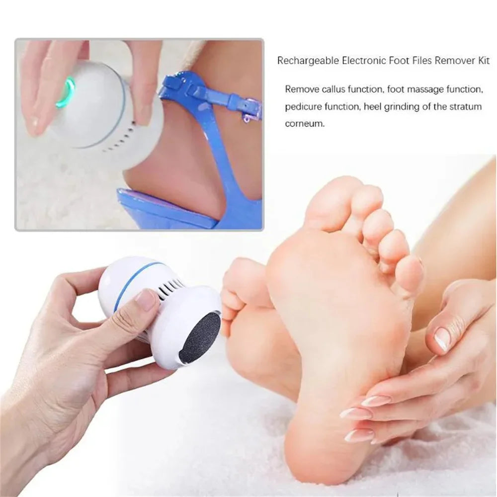 Electric Foot File Rupture Skin Trimmer Dead Skin Foot Professional Electric Pedicure ToolsRechargeable Foot Care Tools