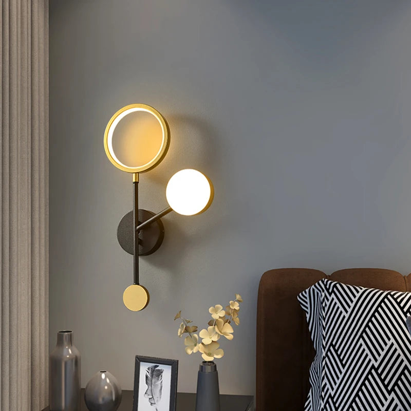 Minimalist LED Wall Lamp Living Room.