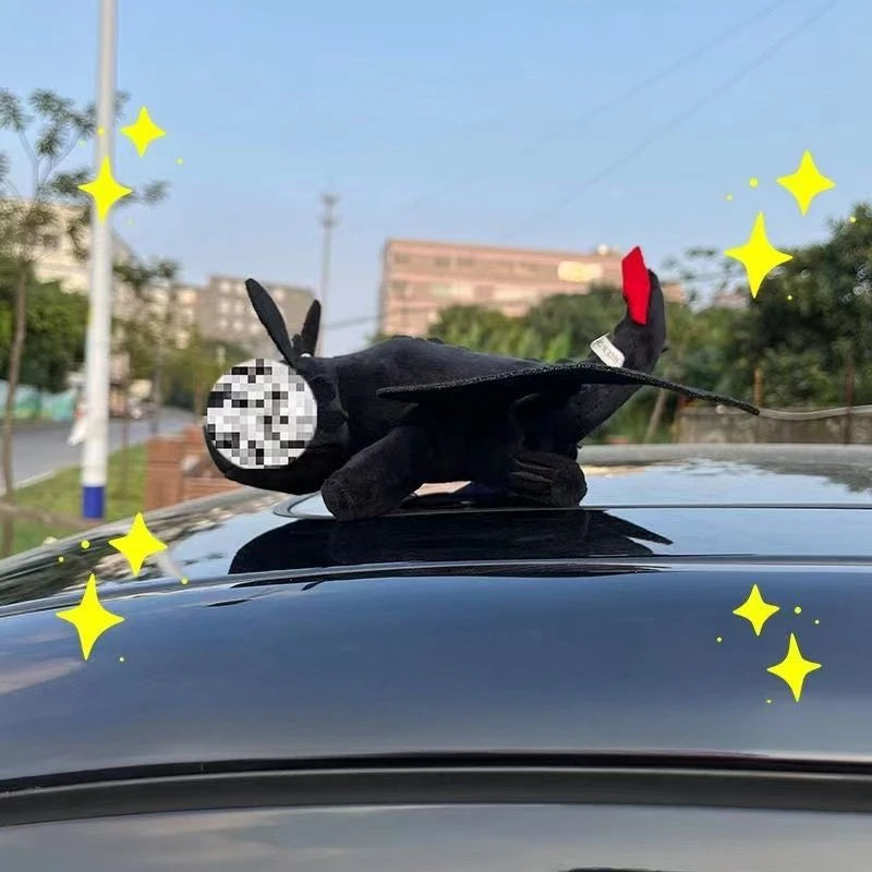 Car Roof Decoration Sunroof Doll Motorcycle.