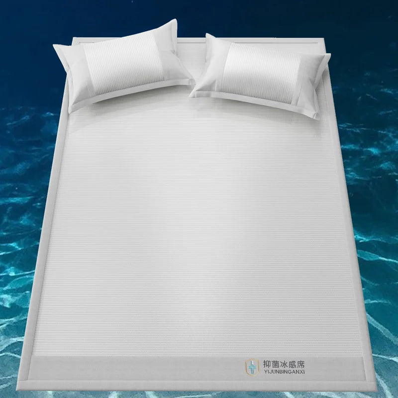 Summer Mattress Air Conditioning Comforter Ice Silk Fiber Naked Sleeping Student Dormitory Single Mat Home Folding Pad Decor