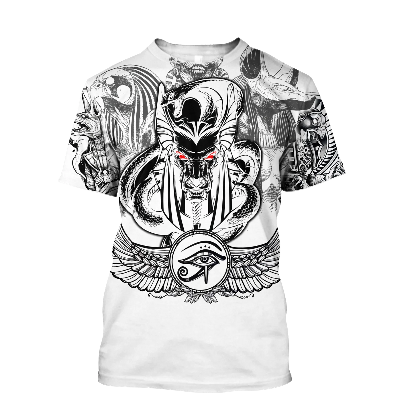 Summer Trend Men's T-shirt Egyptian Eye Horus.