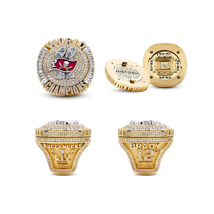 Creative Championship ring Set souvenir Gift for Friends Ring rugby football Gift Fan souvenir ring