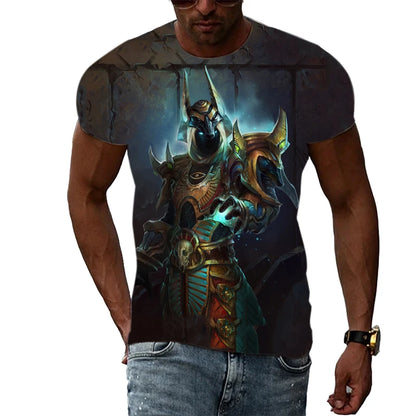 New Fashion Cool Style Anubis 3d Print Men&