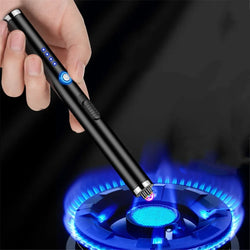 Kitchen double windproof USB electronic lighter.