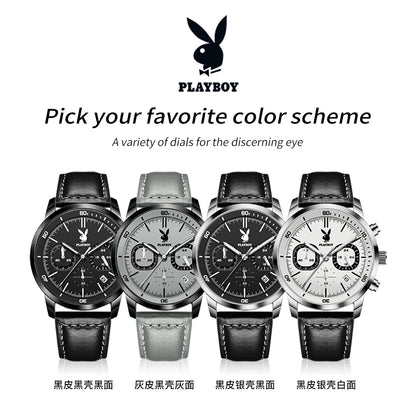 PLAYBOY Top Brand Fashion Watch for Men.