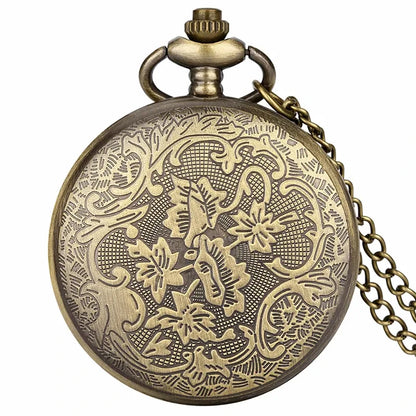 Classic vintage pocket watch fashion hollow carving.