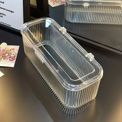 Acrylic Press-On Nail Organizer Lid-Transparent.