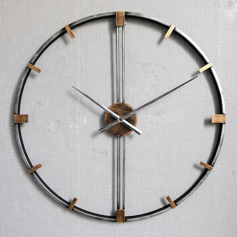 Modern Light Luxury Large Silent Wall Clocks.