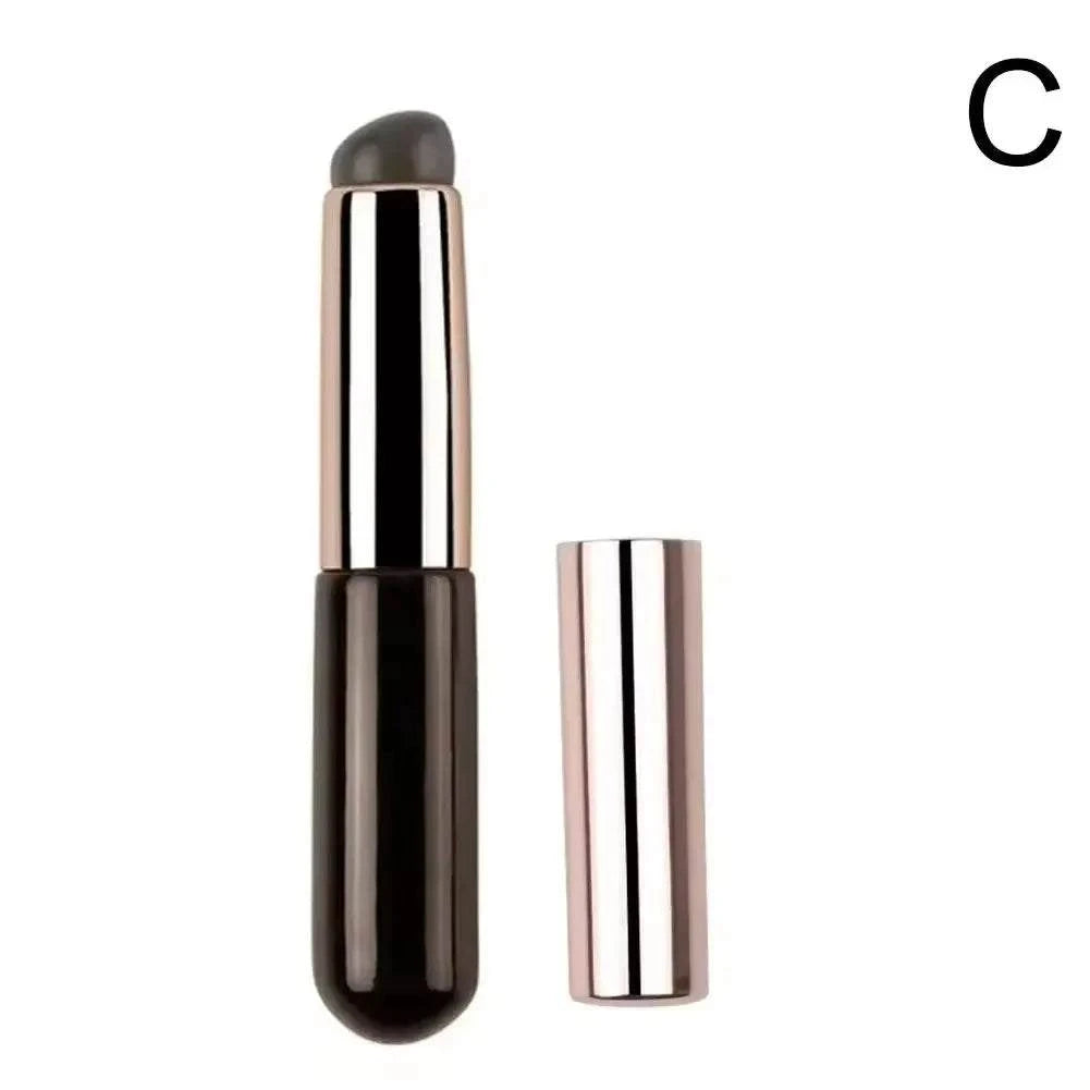 Upgrade Silicone Lip Brush With Cover 3pcs Angled Concealer