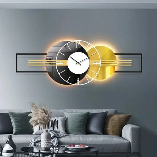 Wall Clock Modernll Watch Mirror