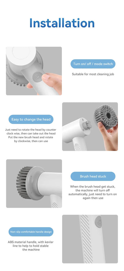 Xiaomi Wireless Electric Cleaning Brush Housework.