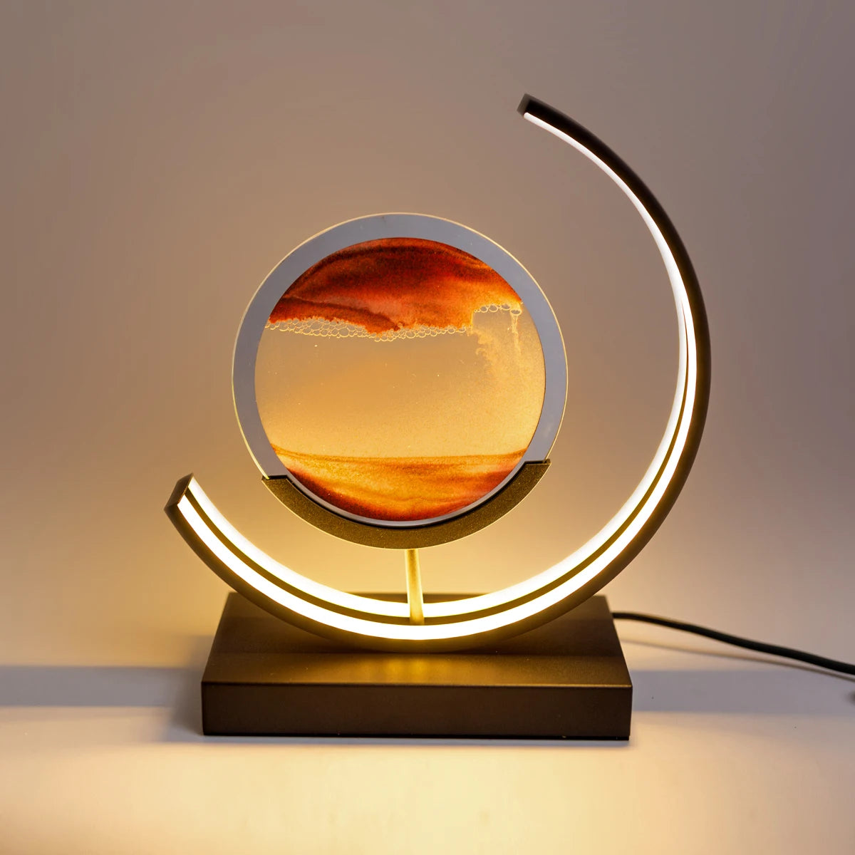 3D Sandscape Bedside Lamps  Table Lamp.