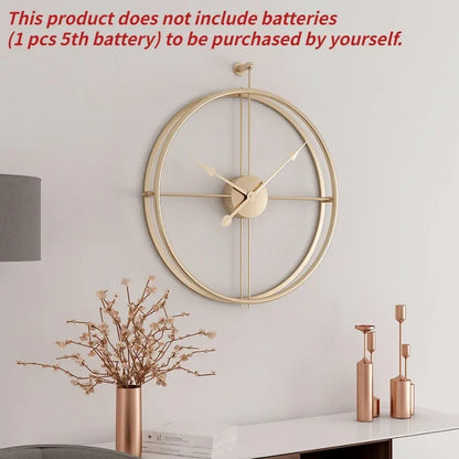 Wall Clock Modern Design Large Mute Clocks.