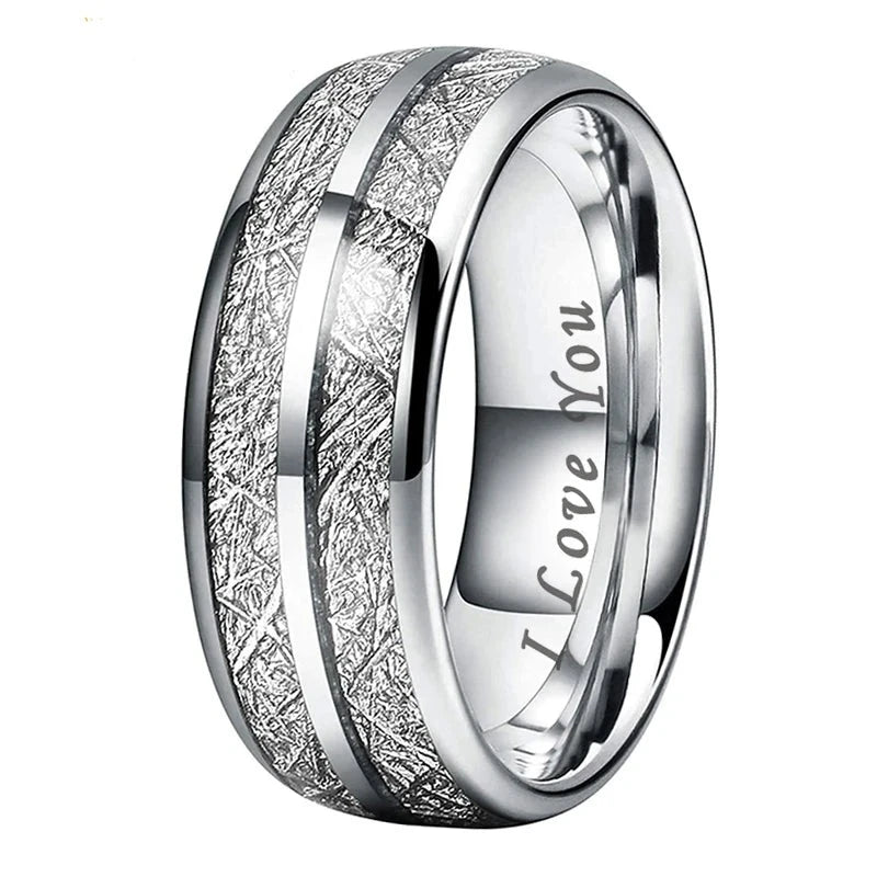 Wedding Band Tungsten Carbide Finger Ring.