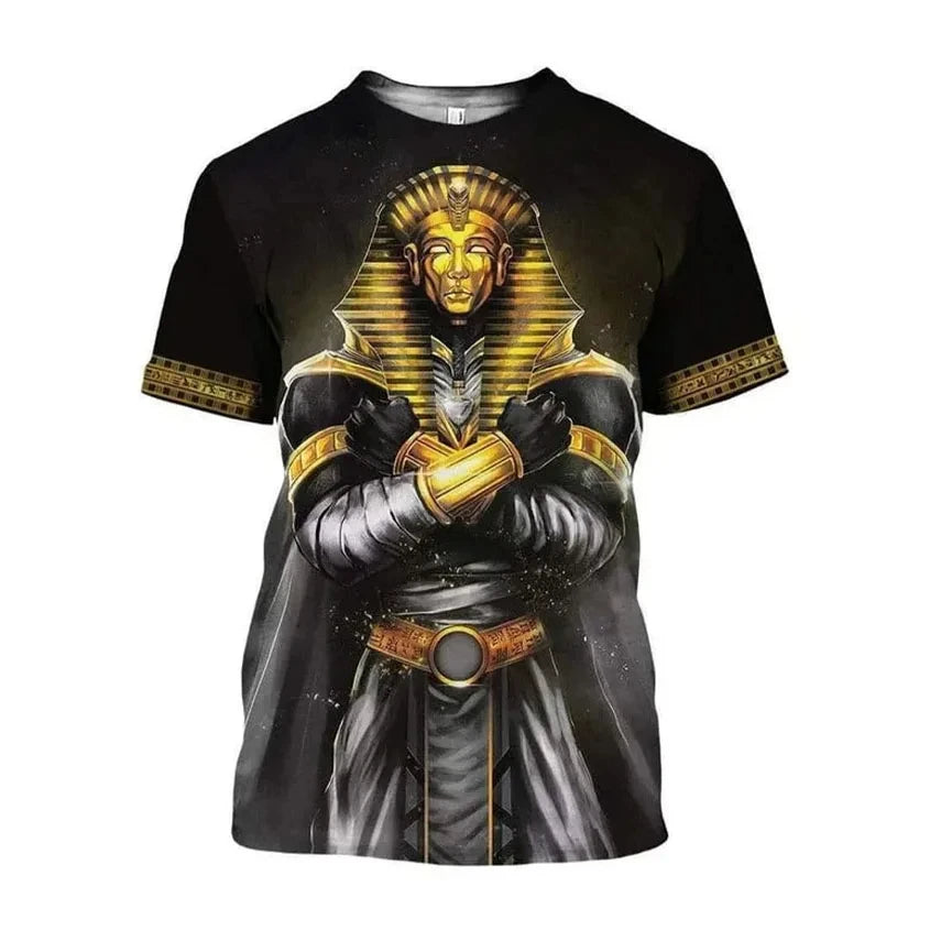 Ancient Egypt Pharaoh 3D Unisex T-Shirt.