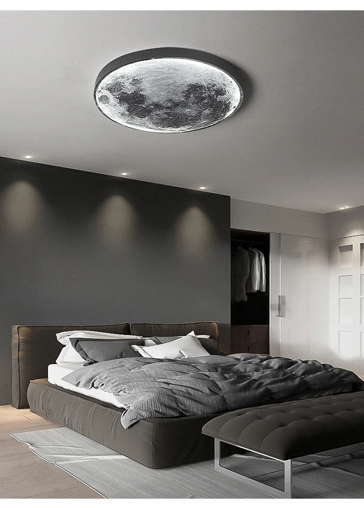 Northern Europe Modern Fashion Creative Moon Earth Wall Lamp Living Room, Bedroom Study Restaurant Decoration LED Wall Lamp