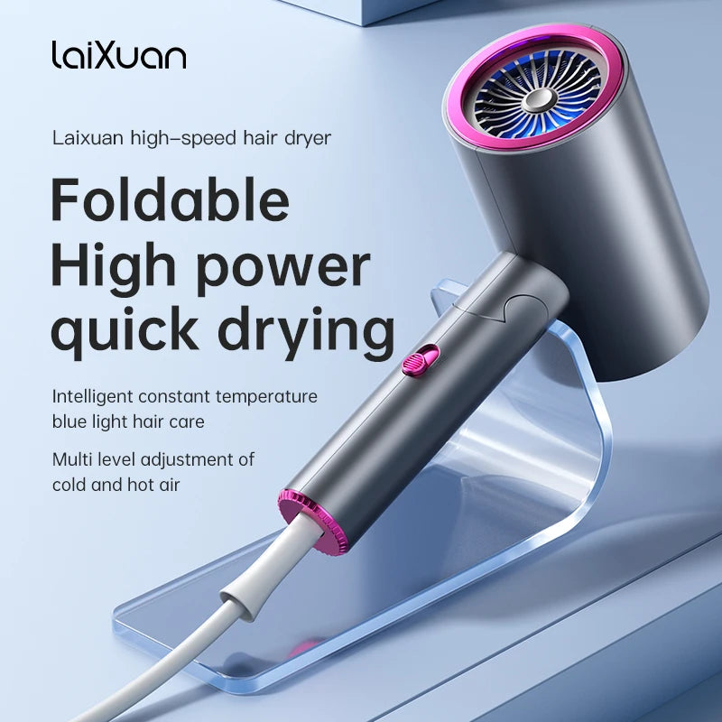 110V/220V Foldable Hair Dryer - Model L889.