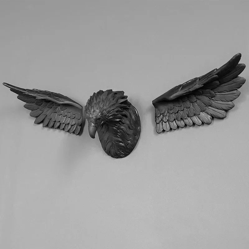 Large Size 3D Eagle Head Statue Sculpture.