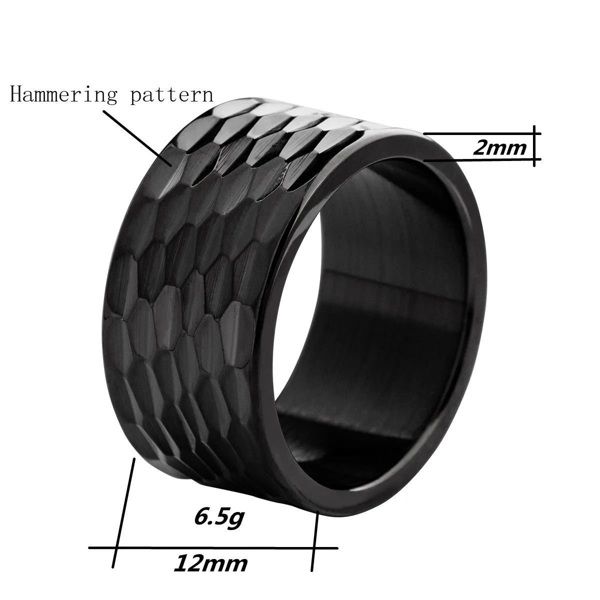 Stylish stainless steel ring for parties.