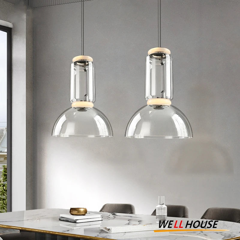 Modern Glass Pendant Lamp Italy Design Noctambule Pendant Lamp.