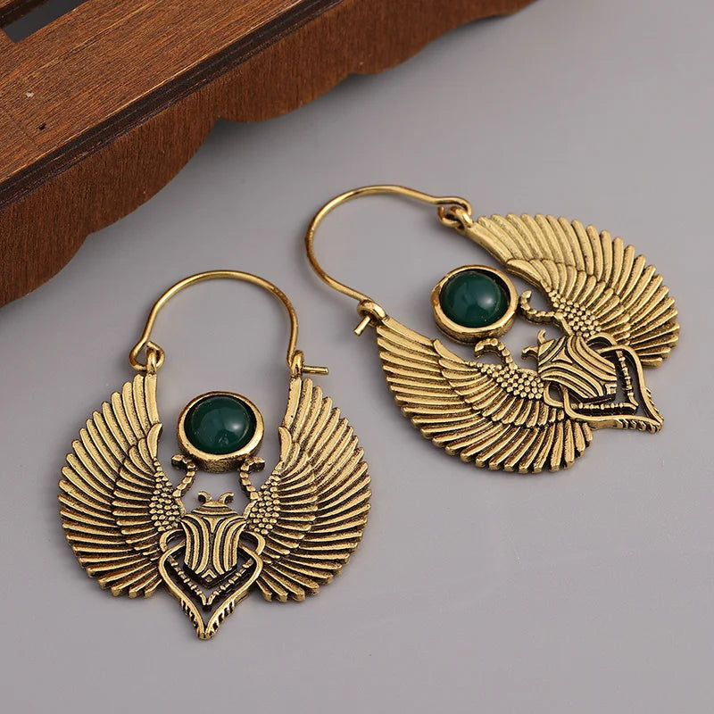 Vintage Egyptian Inspired Designs Sacred Wings.