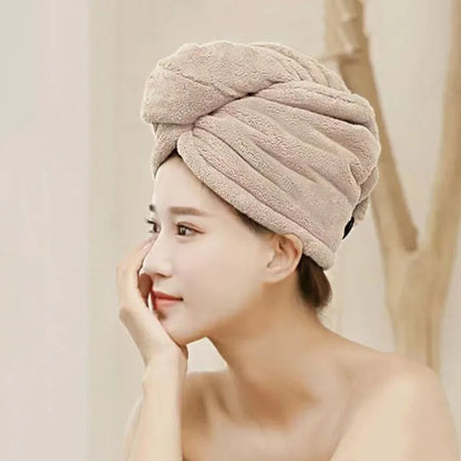 Women Long Hair Quick-Dry Towel.