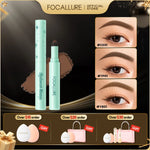 FOCALLURE Waterproof Natural Eyebrow Powder Multi-use Eyebrow Stamp Sweat-proof High Pigment Eyebrow Enhancers Makeup Cosmetics