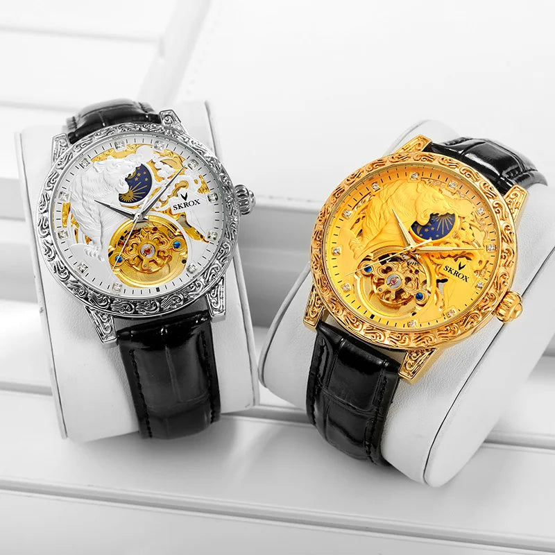 High Quality Gold Tiger Butterfly Automatic.