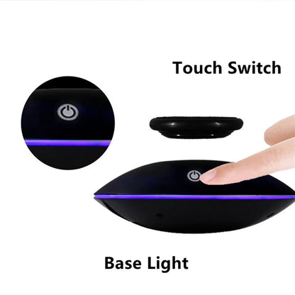 2024 Magnetic levitation platform with LED lights.