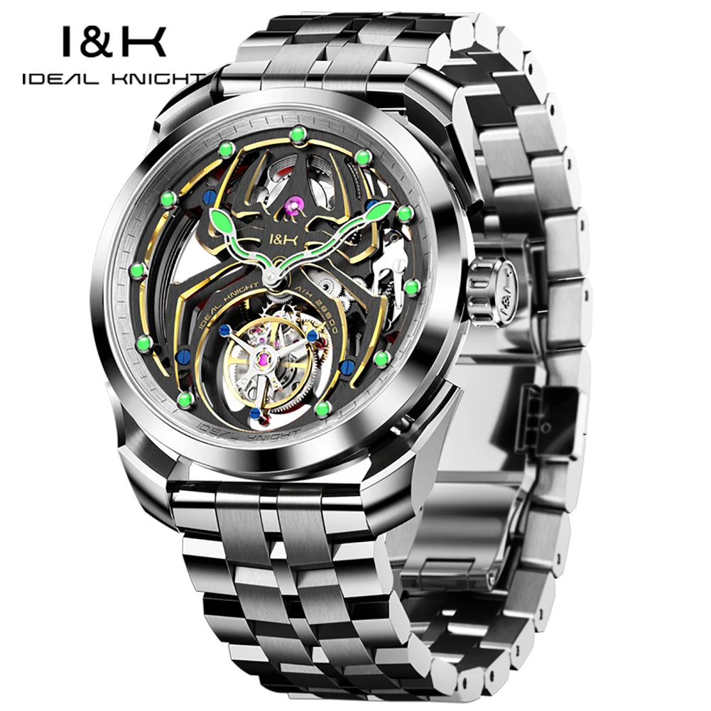 IDEAL KNIGHT Tourbillon Flywheel Watch for Men.