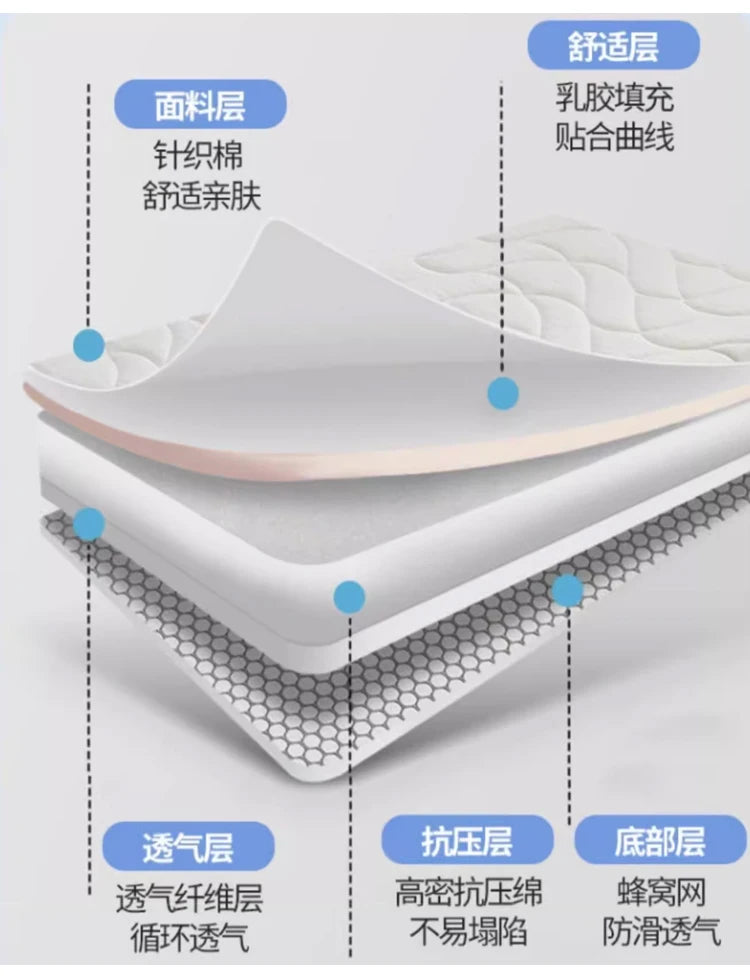 Memory foam soft mattresses tatami mat household double foldable mattress students dormitory single sponge mattress sleeping pad