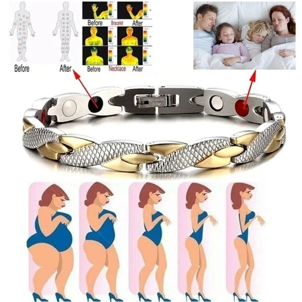 Dragon Pattern 6 In One Magnetic Therapy Bracelet for Women Healthy Weight Loss Bracelet Sports Bracelet Luxury Jewelry Gift