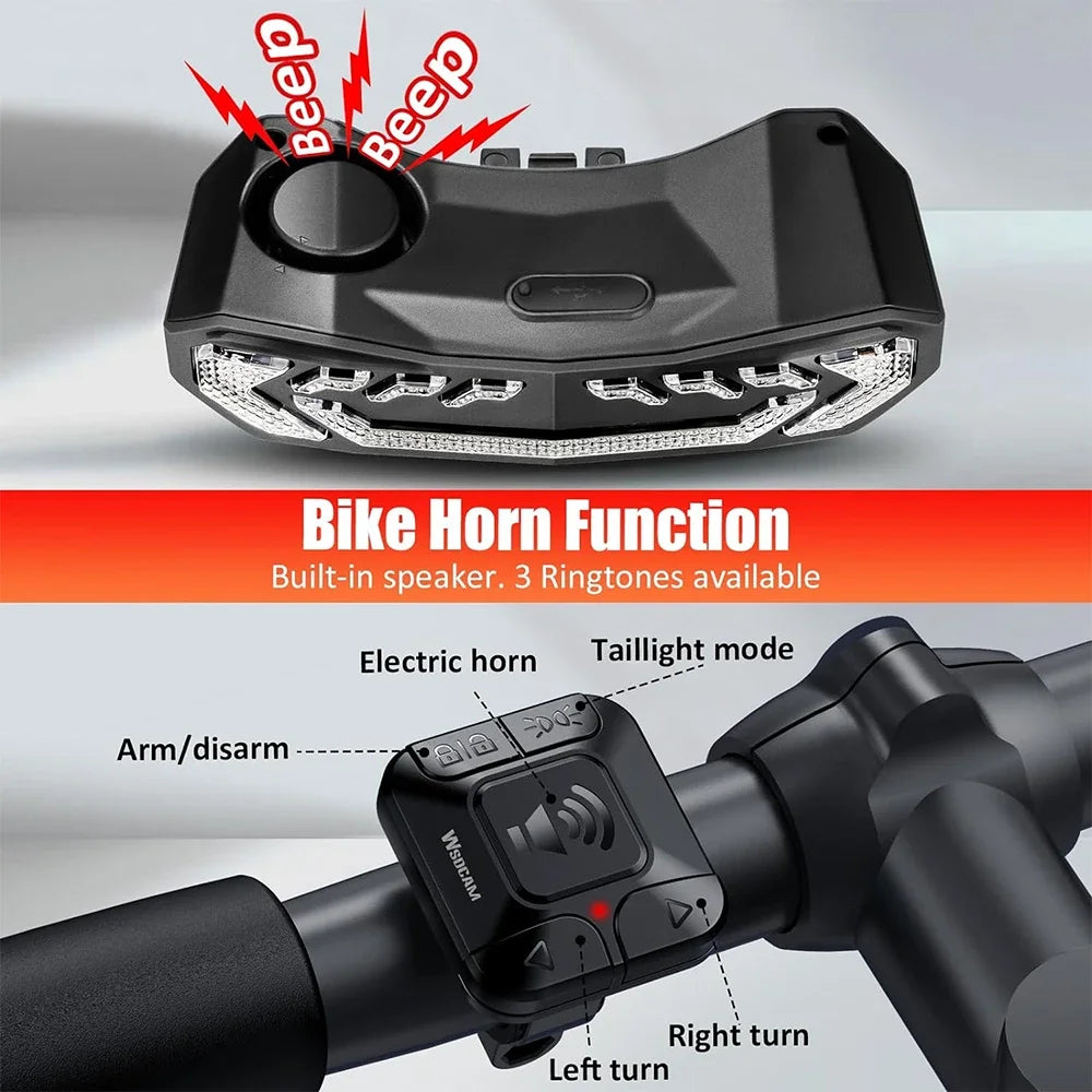 Smart Bike Tail Light with Turn Signals