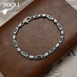 Silver Fashion Grass, Diamond Bracelet for unisex.