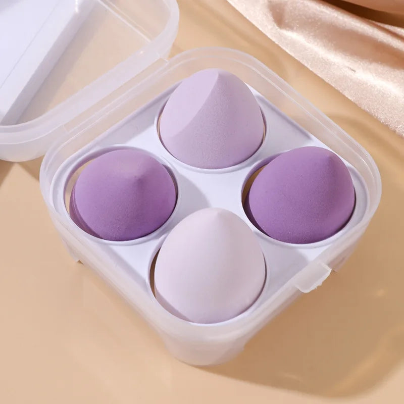 4pcs Makeup Sponge Blender Beauty Egg Cosmetic Puff Soft Foundation.